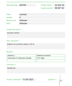 Methenolone Enanthate 100mg - Image 3